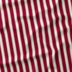 Countryside Stripe Red with Ivory fabric
