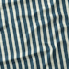 Countryside Stripe Indigo with Ivory fabric