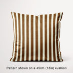 Countryside Stripe Hazelnut with Ivory fabric, 45cm view