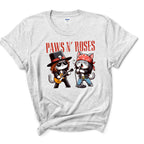 Paws n Roses Iron on Fabric Heat Transfer DTF-276