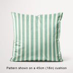 Countryside Stripe Mint with Ivory fabric, 45cm view