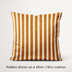 Countryside Stripe Burnt Orange with Ivory fabric, 45cm view