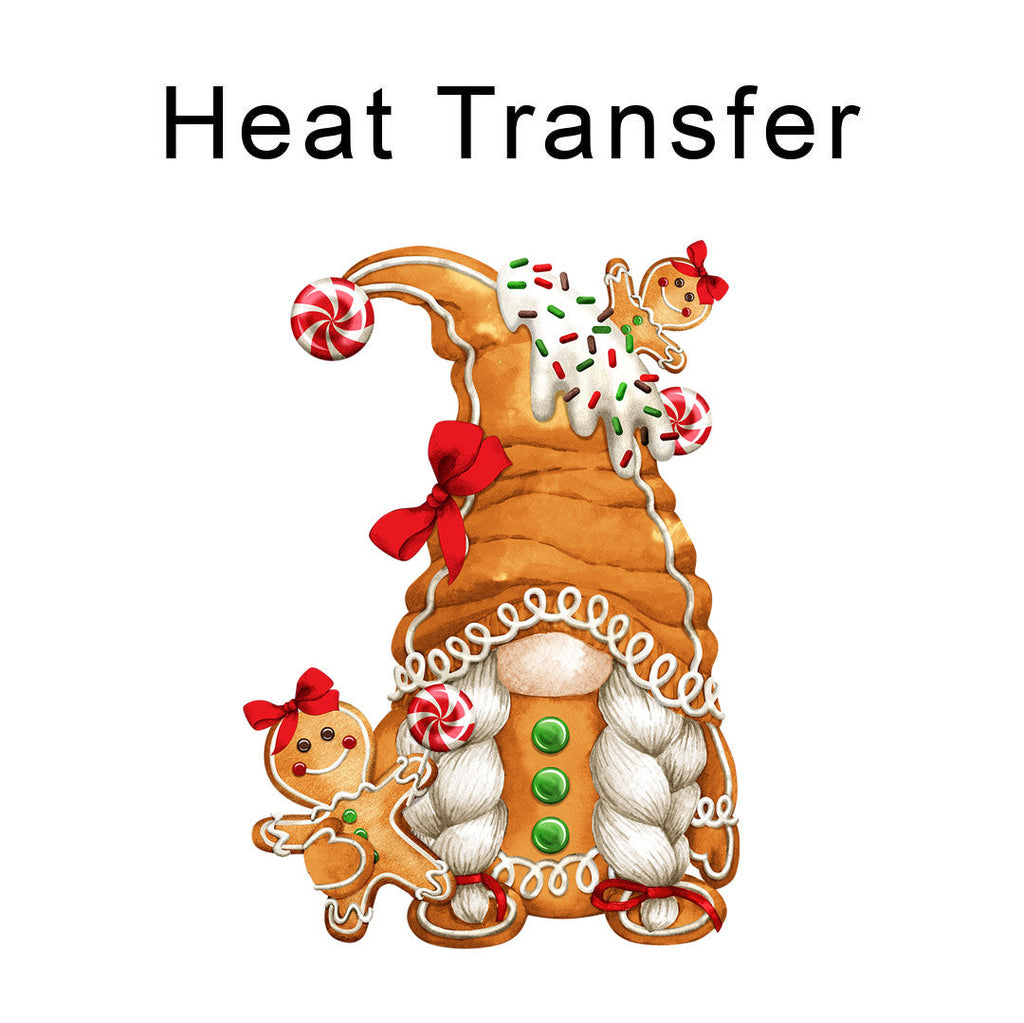 Gingerbread Girl Iron on Fabric Heat Transfer DTF-277