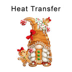 Gingerbread Girl Iron on Fabric Heat Transfer DTF-277