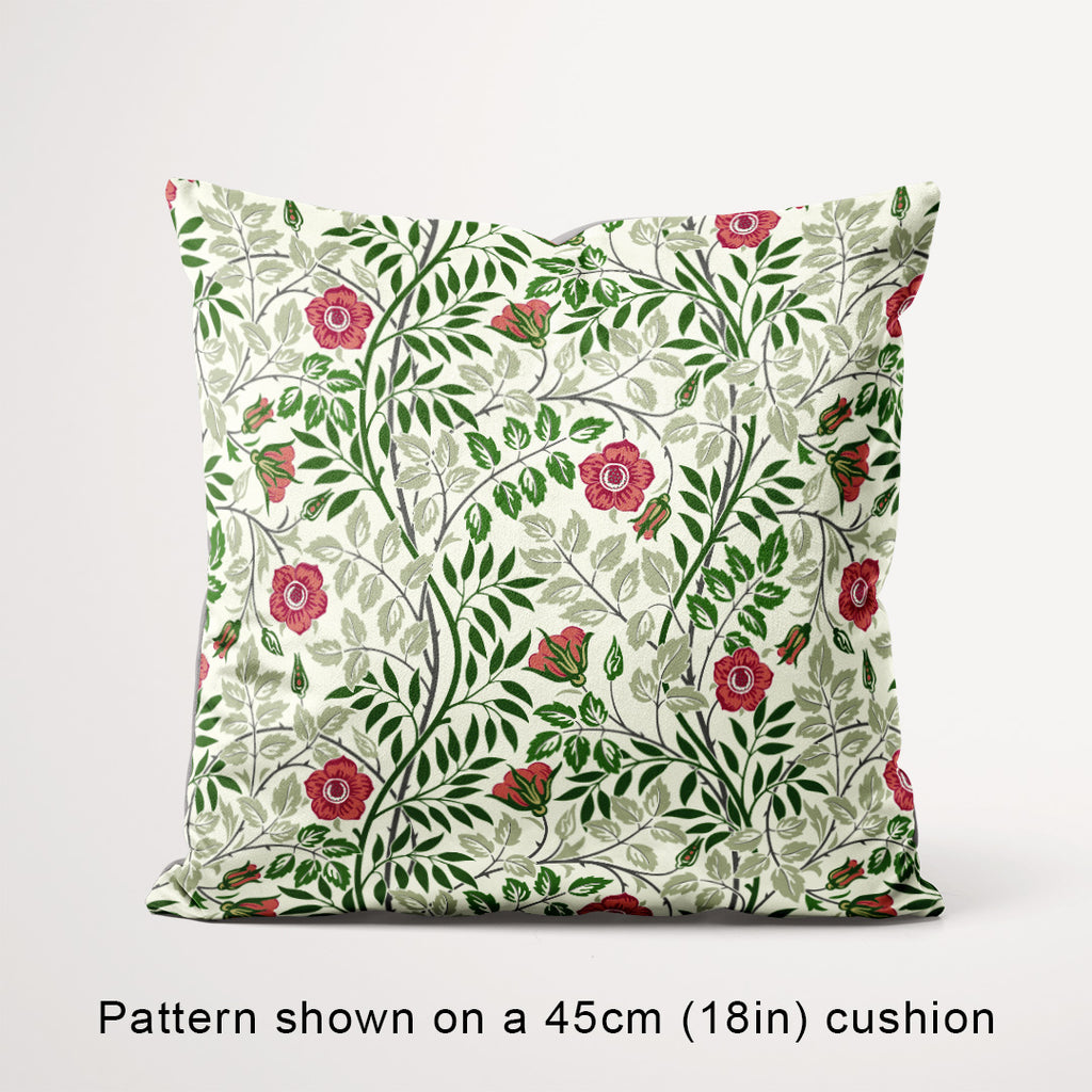 Elmwood Coral floral fabric, 45cm view