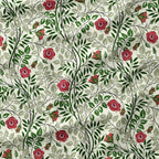 Elmwood Coral floral fabric