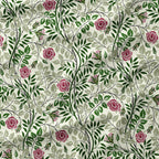 Elmwood Red and Pink floral fabric