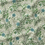 Elmwood Blue floral fabric