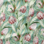 Everlee Mint floral fabric
