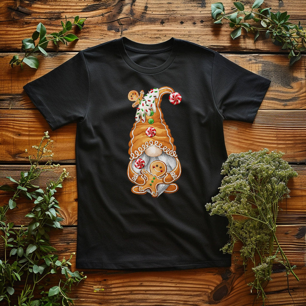 Gingerbread Gnome Boy Iron on Fabric Heat Transfer DTF-278