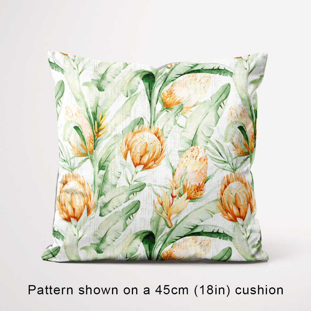 Everlee Off White floral fabric, 45cm view