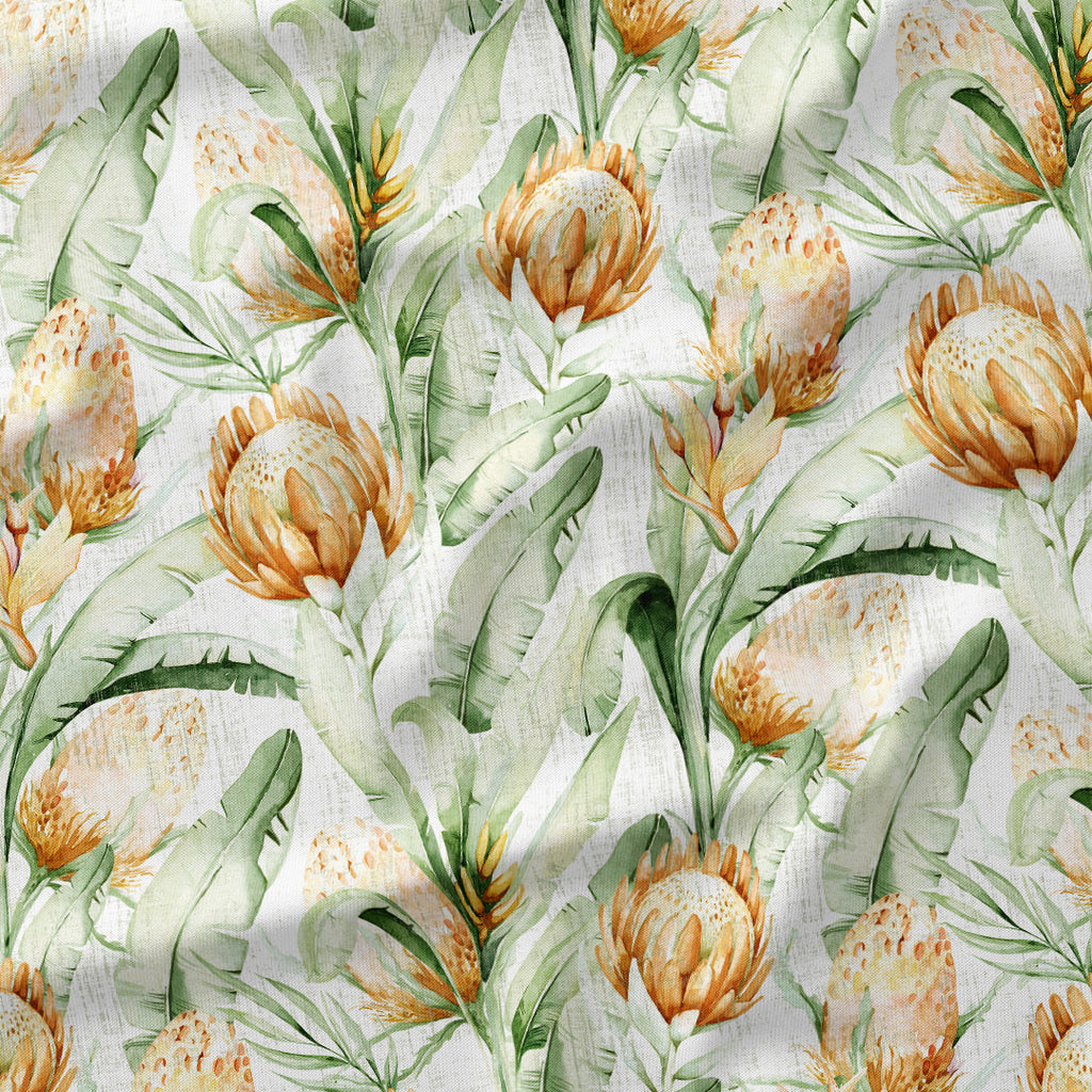 Everlee Off White floral fabric