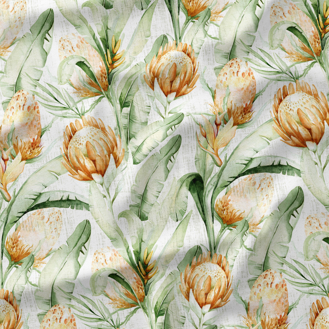 Everlee Off White floral fabric
