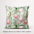 Everlee Soft Grey floral fabric, 45cm view
