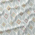 Artemis Duck Egg geometric fabric