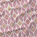 Artemis Red geometric fabric
