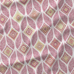 Artemis Red geometric fabric