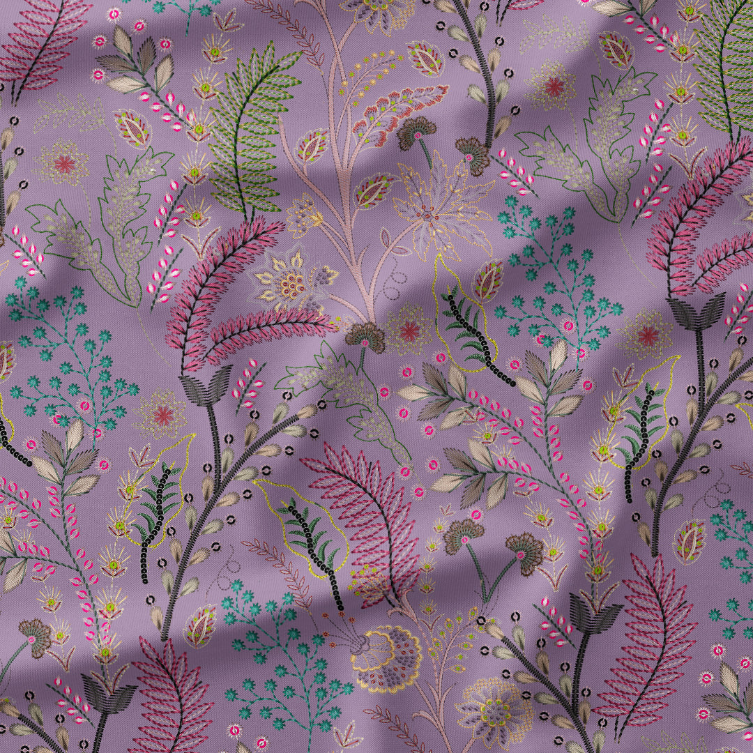 Alder Heather botanical fabric