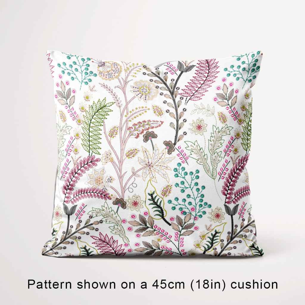 Alder Cream botanical fabric, 45cm view