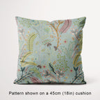 Alder Duck Egg botanical fabric, 45cm view