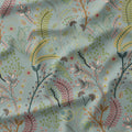 Alder Duck Egg botanical fabric