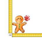 Gingerbread  Boy Iron on Fabric Heat Transfer DTF-279