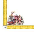 Christmas Train Iron on Fabric Heat Transfer DTF-284