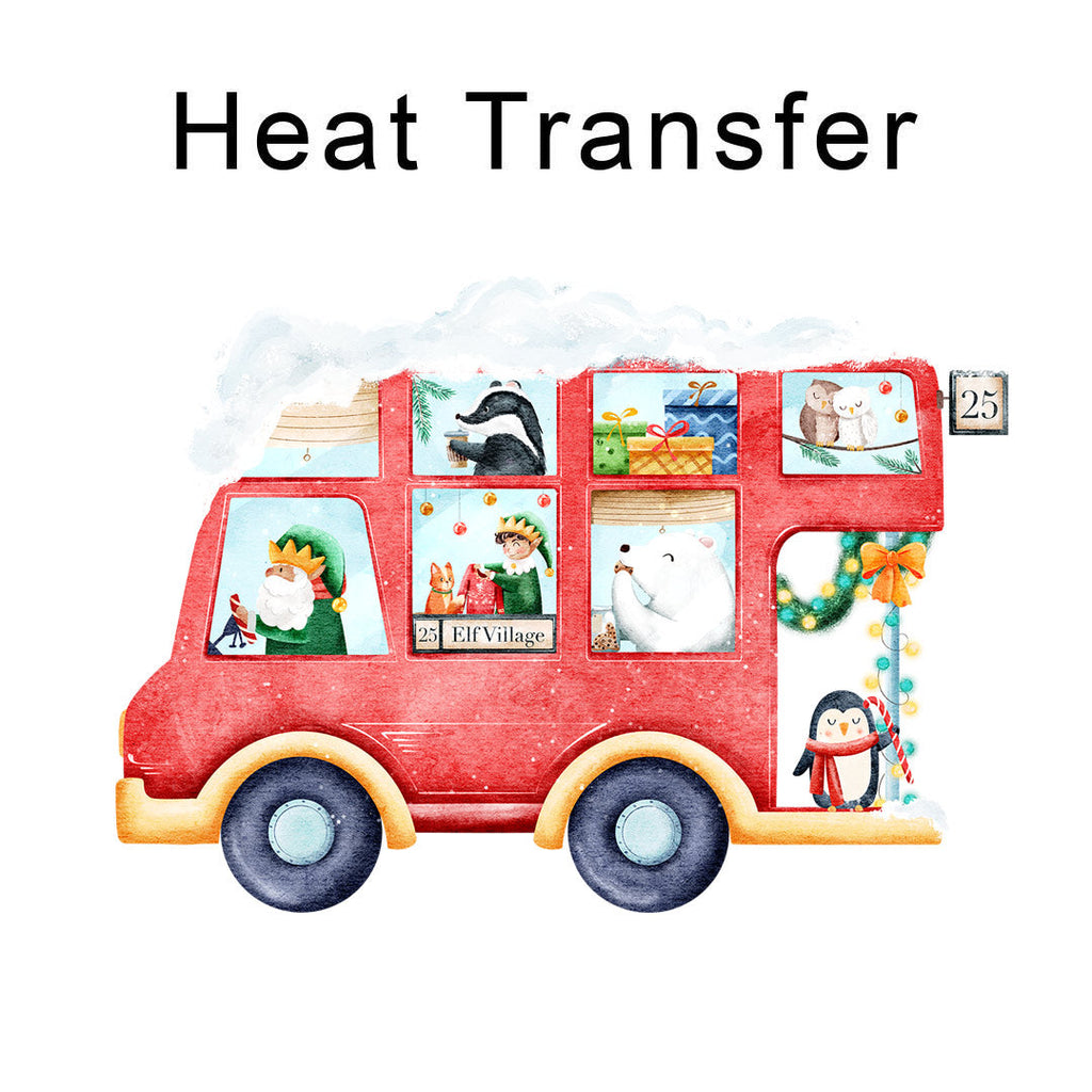 Elf Village Iron on Fabric Heat Transfer DTF-285