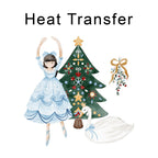 Nutcracker Ballerina Iron on Fabric Heat Transfer DTF-288