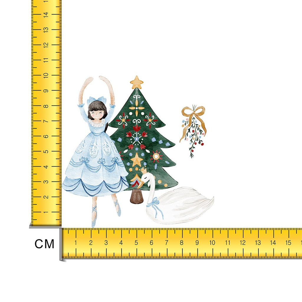 Nutcracker Ballerina Iron on Fabric Heat Transfer DTF-288