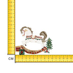 Rocking Horse Iron on Fabric Heat Transfer DTF-289