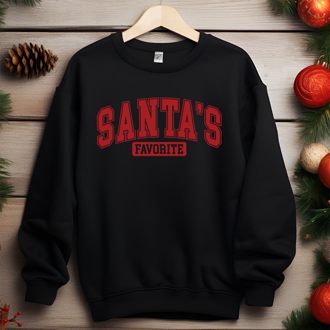 Santas Favourite Iron on Fabric Heat Transfer DTF-291