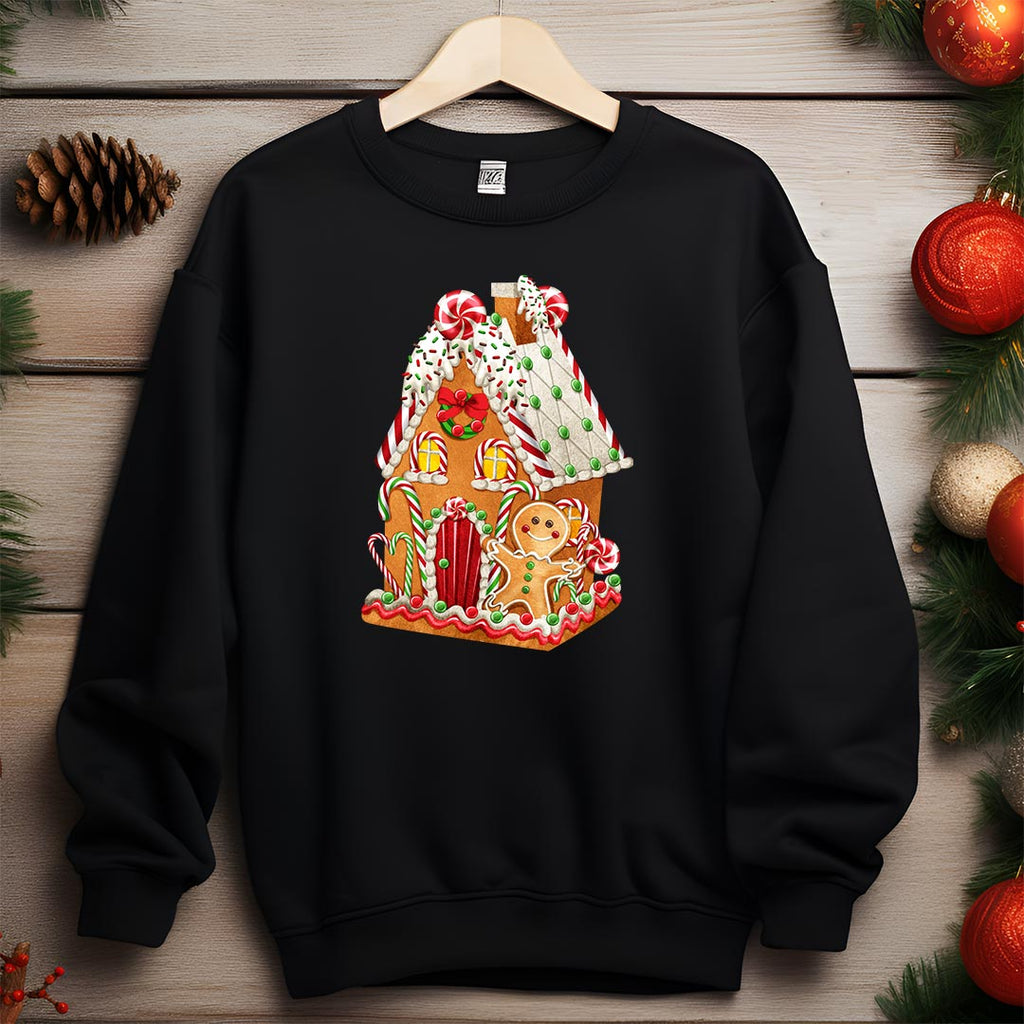 Gingerbread House Iron on Fabric Heat Transfer DTF-293