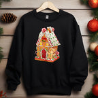 Gingerbread House Iron on Fabric Heat Transfer DTF-293