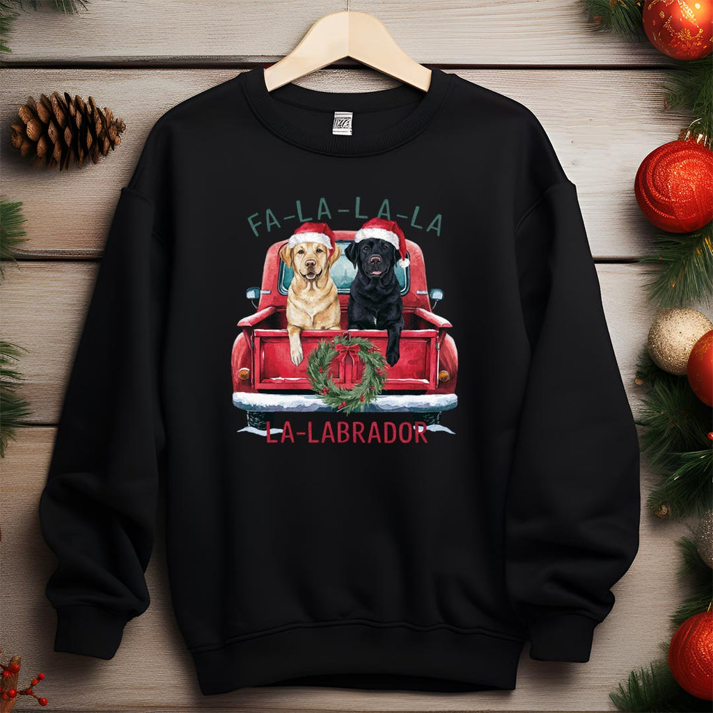 Fa-La-La- Labrador Iron on Fabric Heat Transfer DTF-294