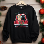 Fa-La-La- Labrador Iron on Fabric Heat Transfer DTF-294