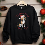 Beagle Christmas Iron on Fabric Heat Transfer DTF-299