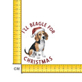 Beagle Christmas Iron on Fabric Heat Transfer DTF-299