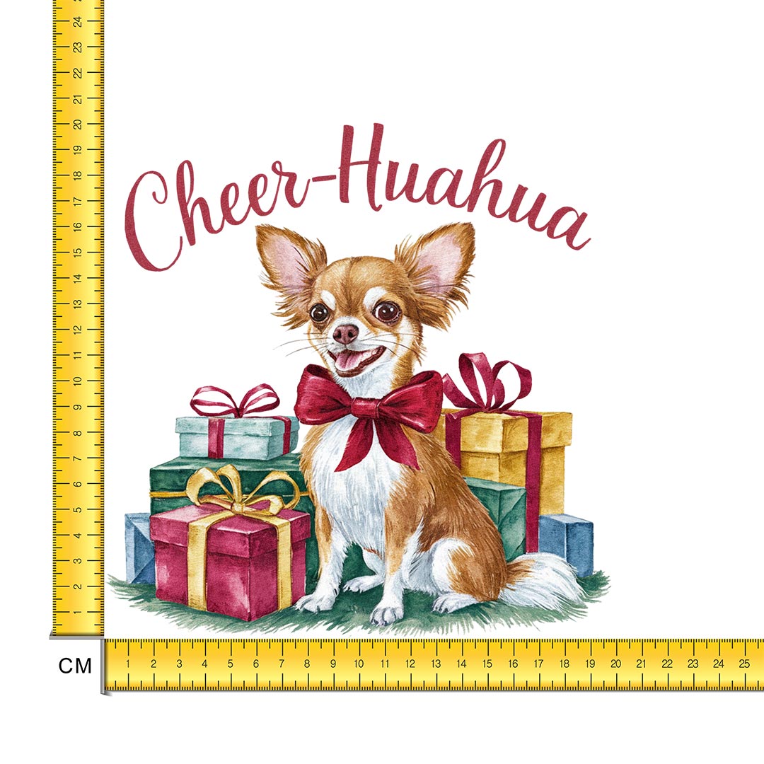 Cheer-Huahua Iron on Fabric Heat Transfer DTF-302