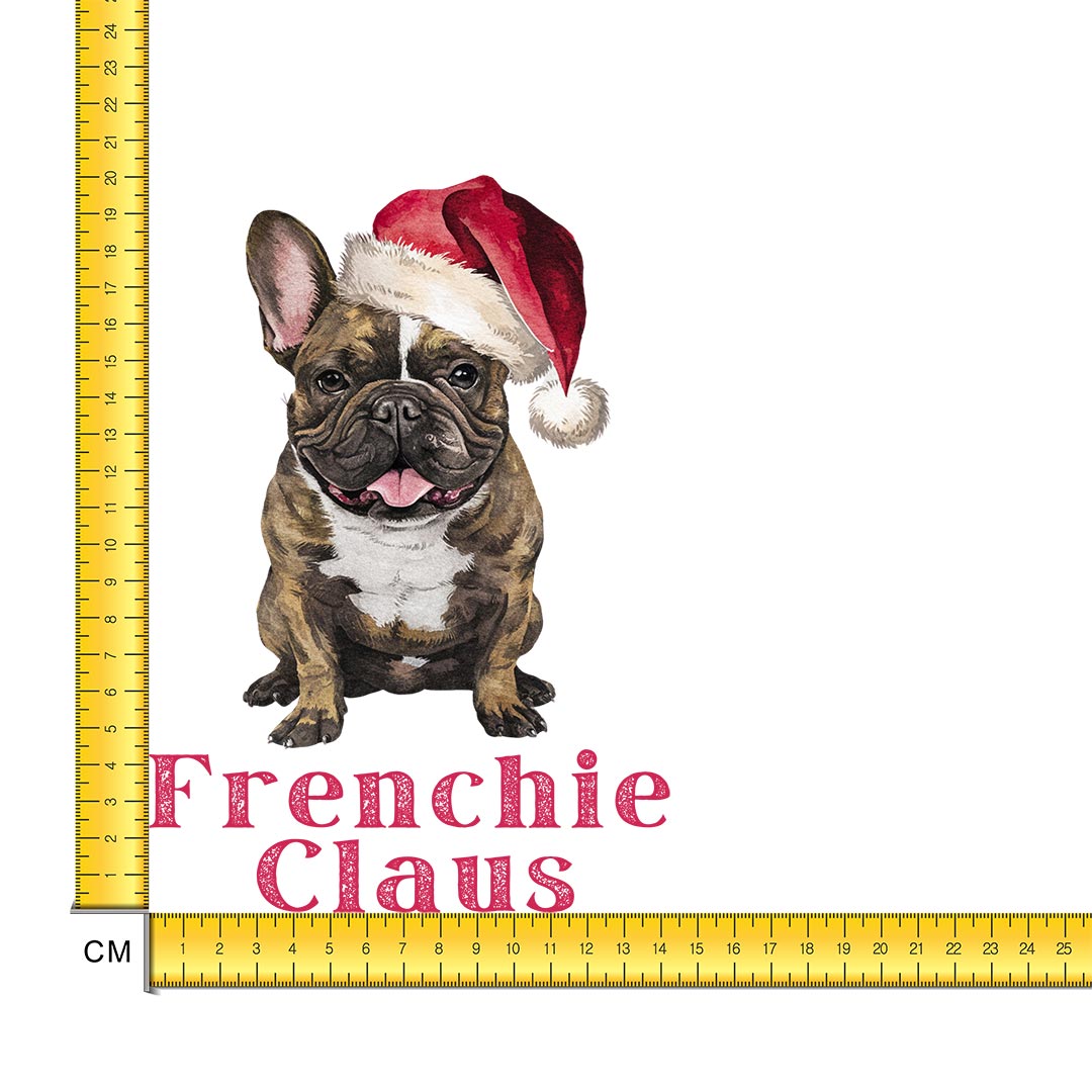 Frenchie-Claus Iron on Fabric Heat Transfer DTF-304