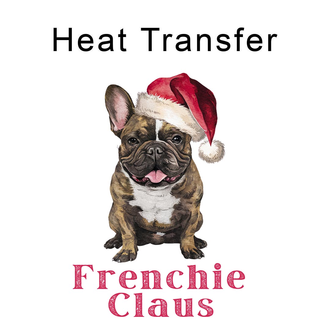 Frenchie-Claus Iron on Fabric Heat Transfer DTF-304