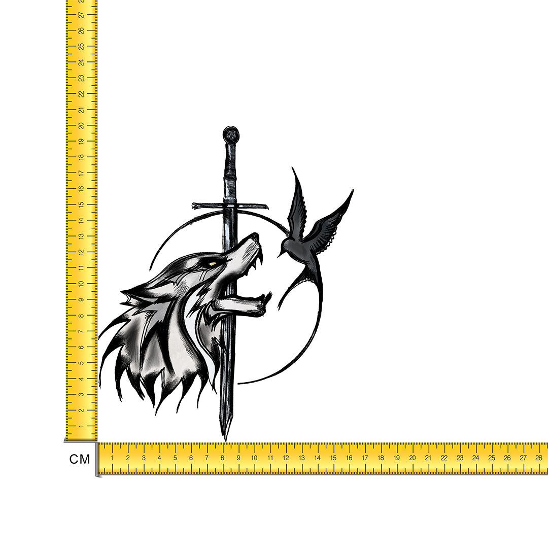 Witcher Emblem Iron on Fabric Heat Transfer DTF-382