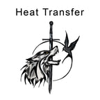 Witcher Emblem Iron on Fabric Heat Transfer DTF-382