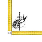 Witcher Emblem Iron on Fabric Heat Transfer DTF-382