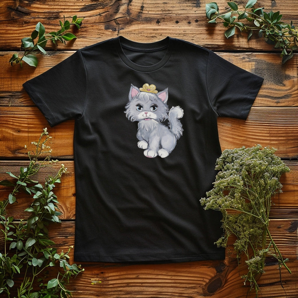 Cute Kitten Iron on Fabric Heat Transfer DTF-313