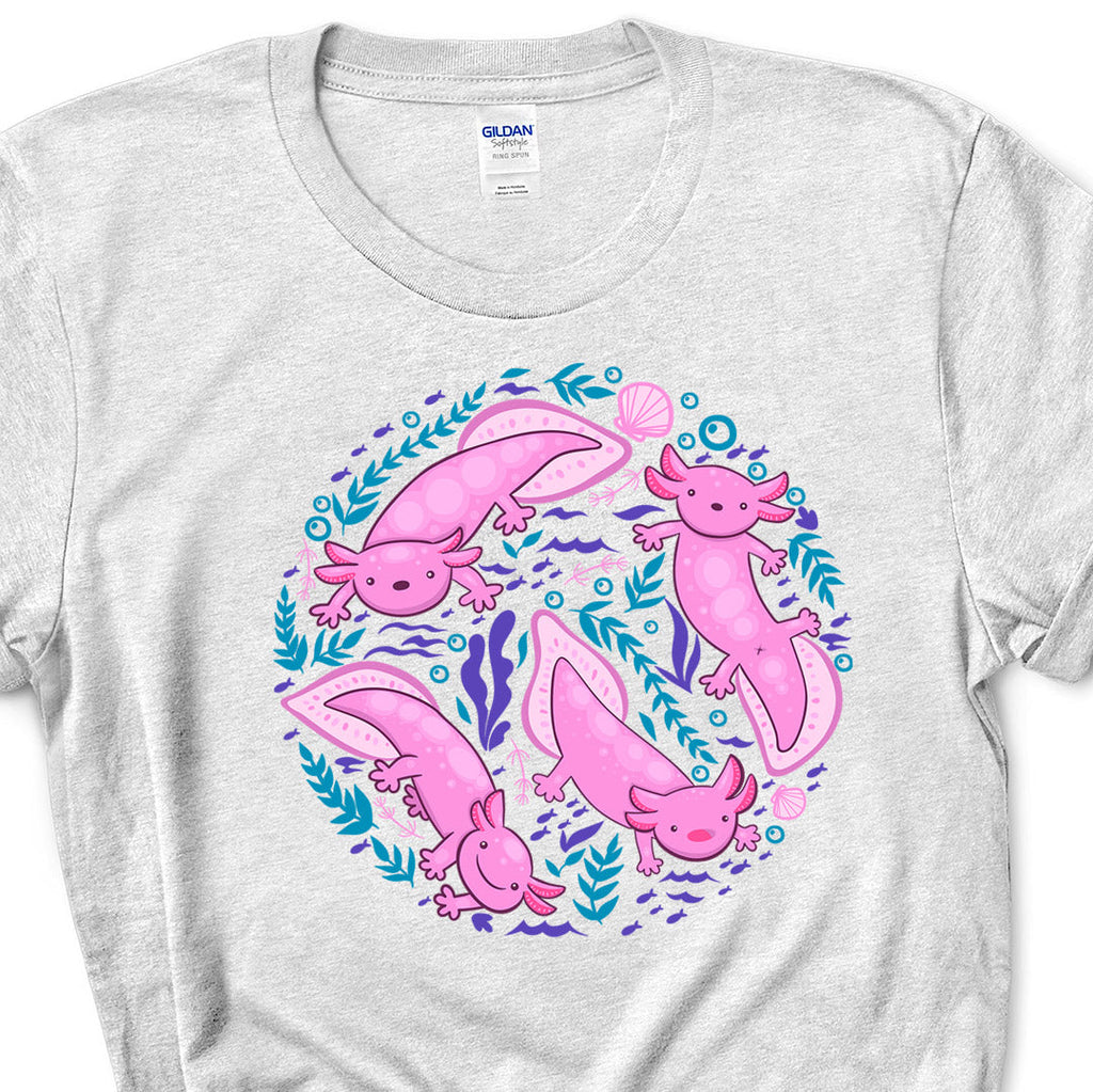 Axolotl Iron on Fabric Heat Transfer DTF-321