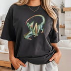 Green Dragon Iron on Fabric Heat Transfer DTF-328