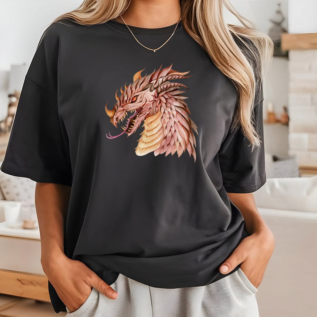 Dragon's Head Iron on Fabric Heat Transfer DTF-332