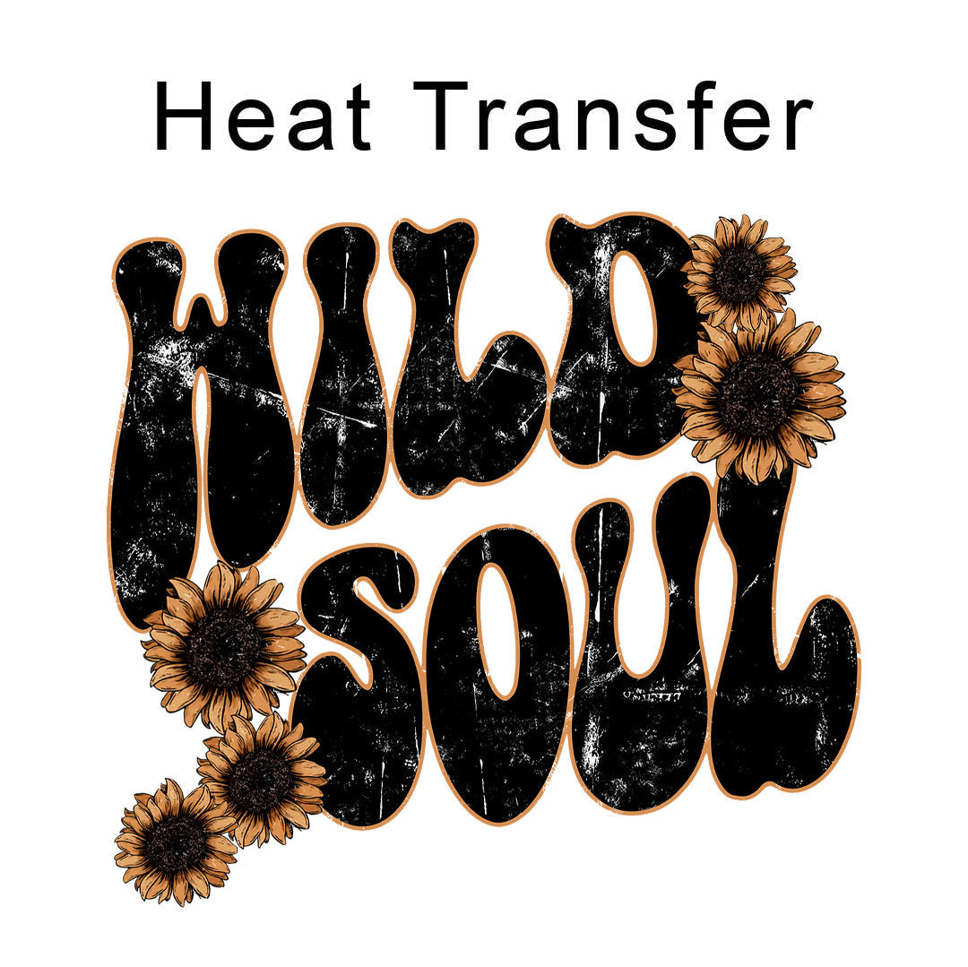 Wild Soul Iron on Fabric Heat Transfer DTF-335