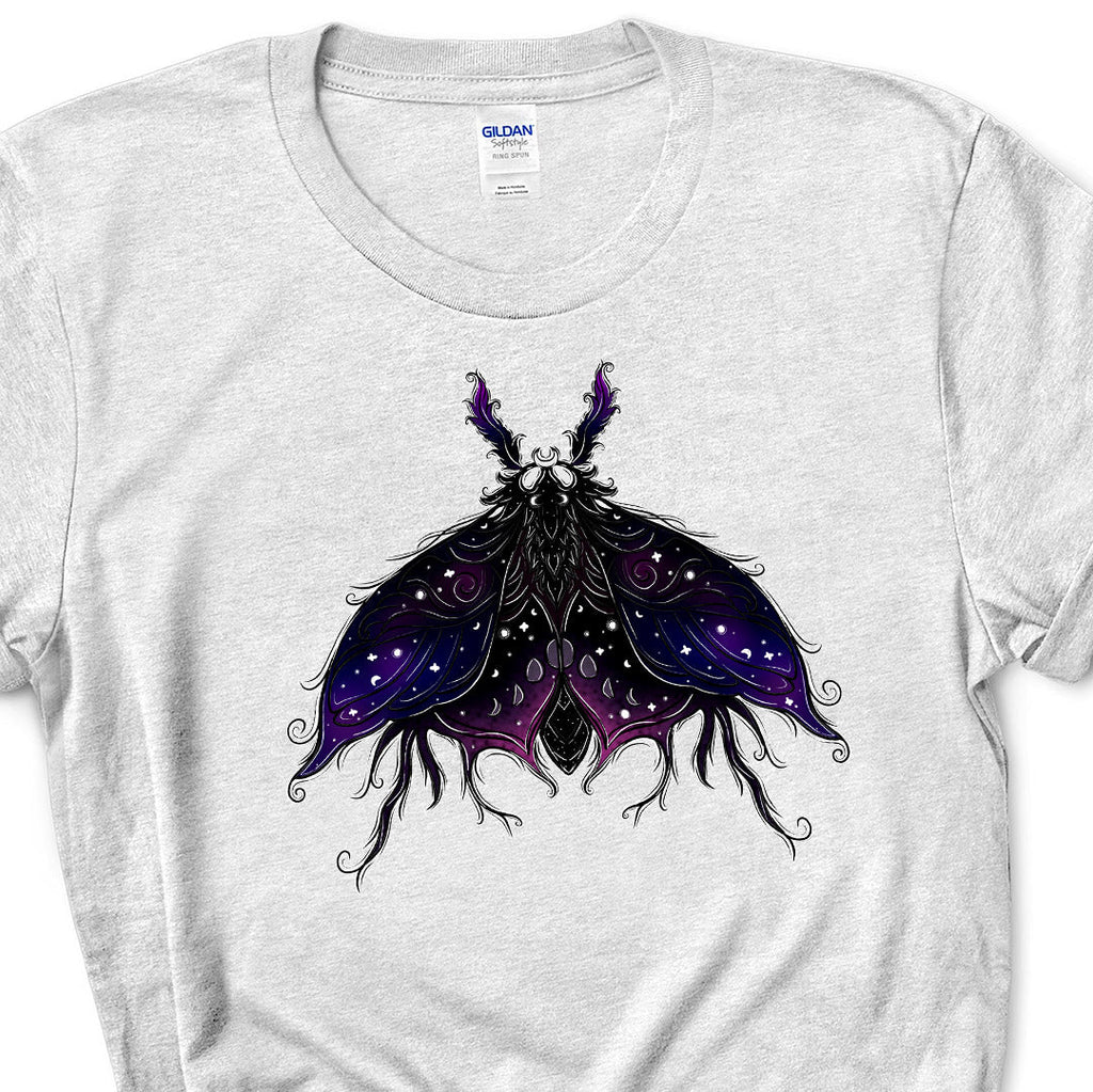 Dark Moth Iron on Fabric Heat Transfer DTF-338